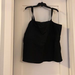 Torrid Black and white striped blouse